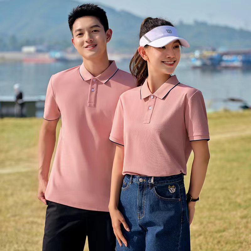 Huachao custom summer business unisex best polo shirt cotton Anti bacterial quick dry solid Casual men's t-shirts polo collar