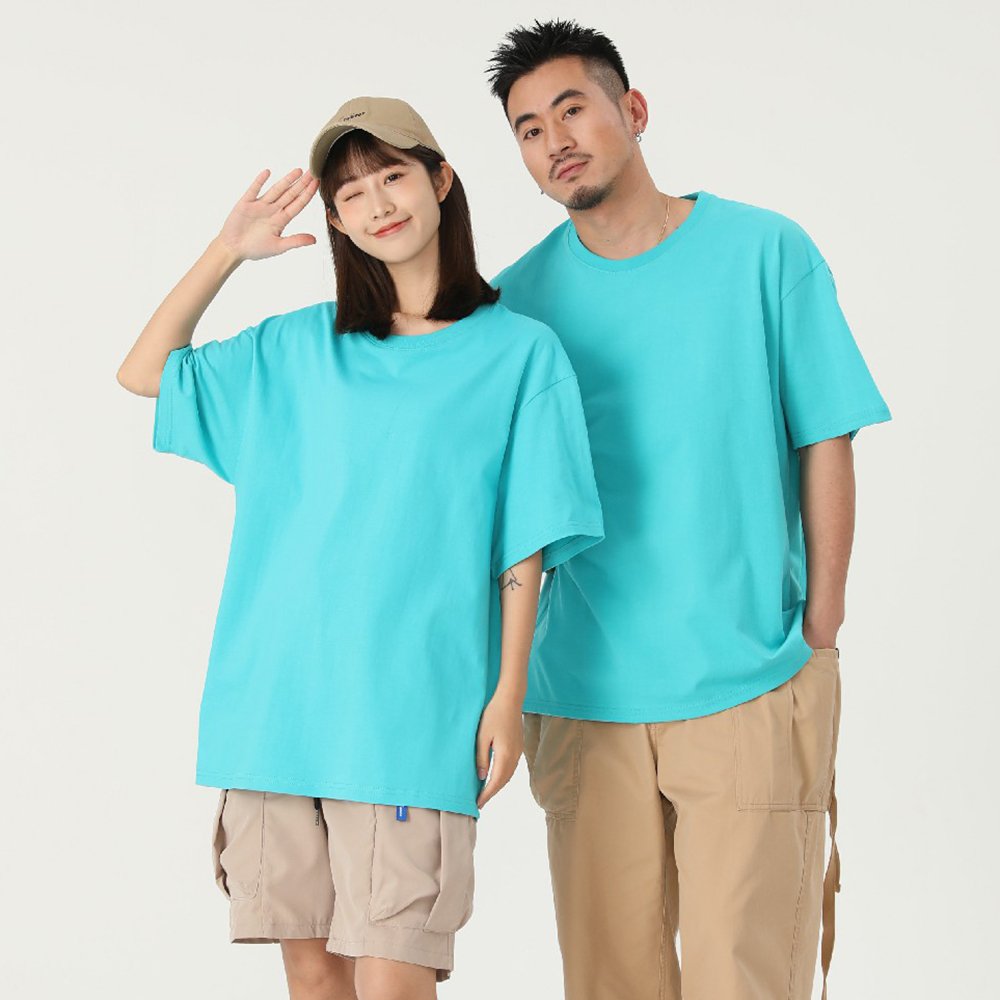 Sustainable 100% cotton premium tshirt personalized custom brand label logo men's t shirts