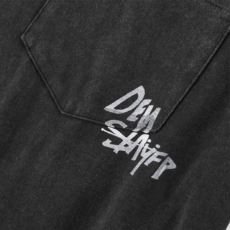Custom wash long sleeve t shirt men 100% cotton double layer sleeve men's t-shirts long sleeve