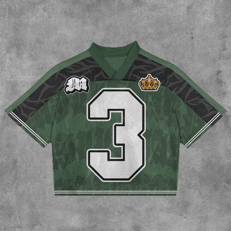 Manufacturer Custom High Quality T Shirt Soccer Oversized Cropped Boxy Men's T-shirt Mesh Sport Baseball Football Jersey