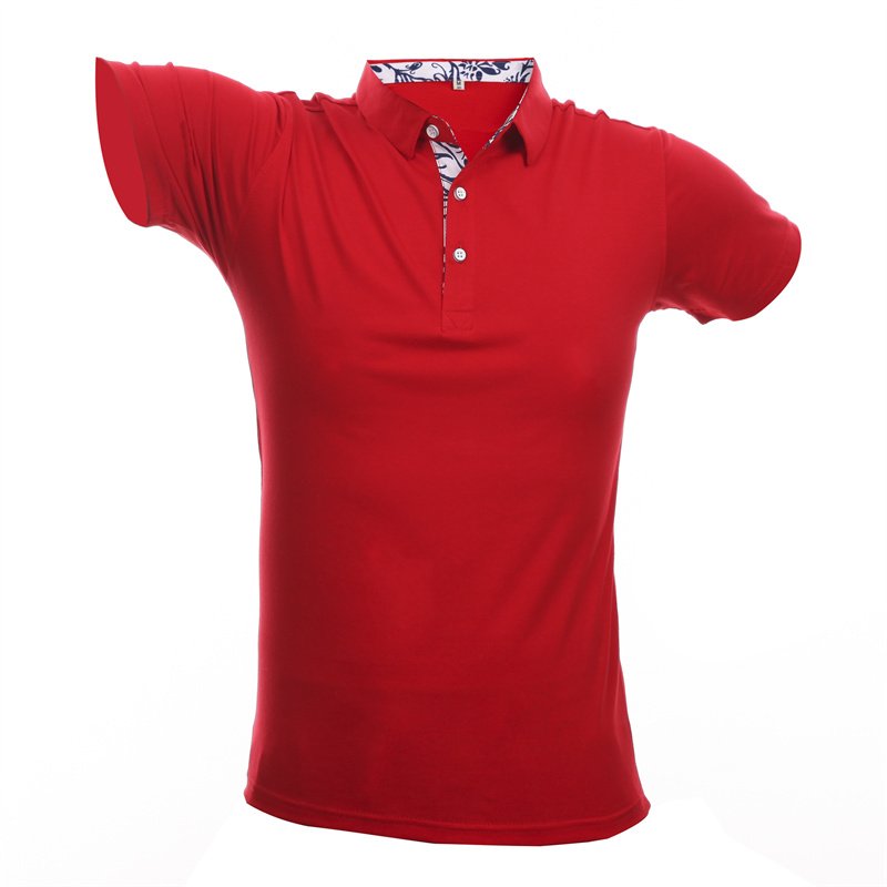 New Men's polo shirt men's cotton short-sleeved shirt brand sportswear lapel men's custom printed polo shirt