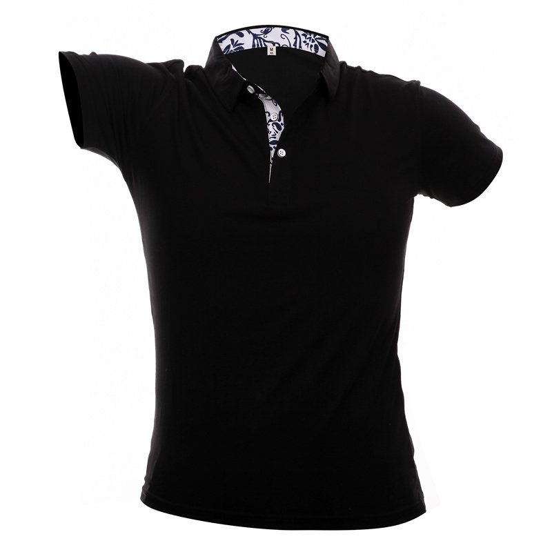 New Men's polo shirt men's cotton short-sleeved shirt brand sportswear lapel men's custom printed polo shirt