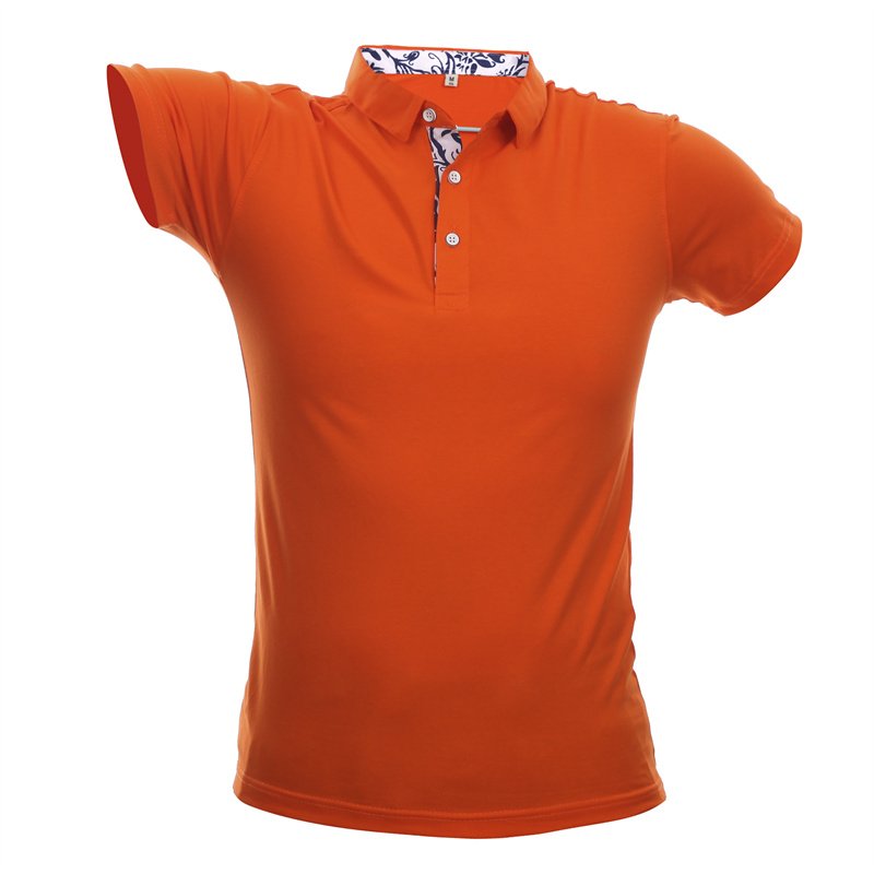 New Men's polo shirt men's cotton short-sleeved shirt brand sportswear lapel men's custom printed polo shirt