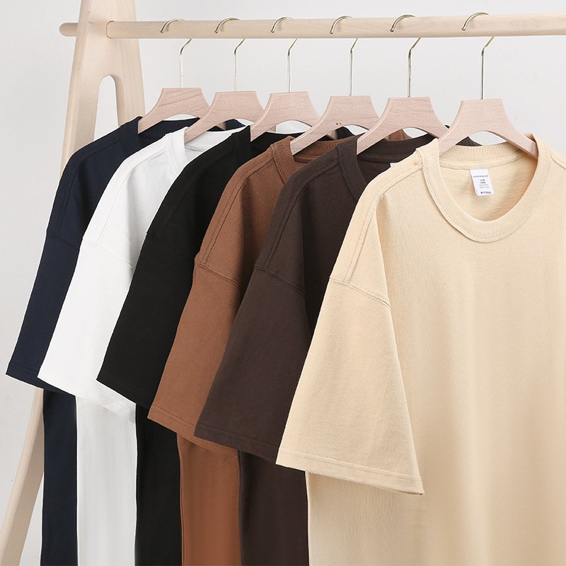 High Quality Cotton Custom T Shirt For Men Blank Heavy Weight Oversized Tshirt Printing Men's T-shirts
