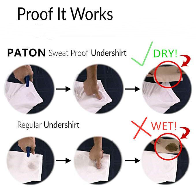 Import Austria modal Anti-Odor Protective Sweat proof underarm padded shirt Sweatproof undershirt Slim fit V neck men's t-shirts