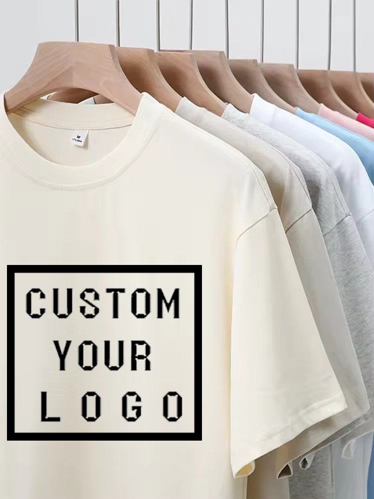 New Design custom Printed Tee wholesale clothes men's t-shirts 100%cotton t shirt 240Gsm weight plain tshirts