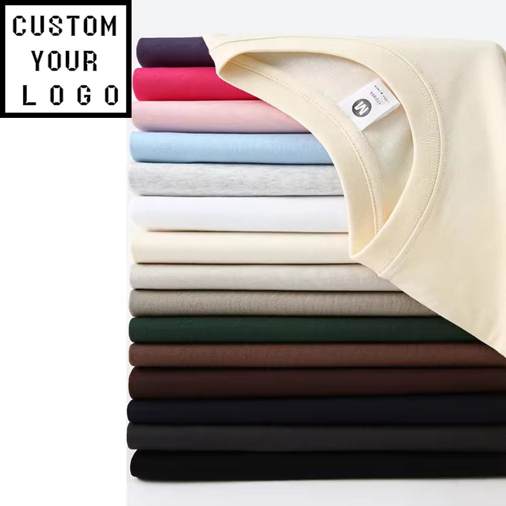 New Design custom Printed Tee wholesale clothes men's t-shirts 100%cotton t shirt 240Gsm weight plain tshirts