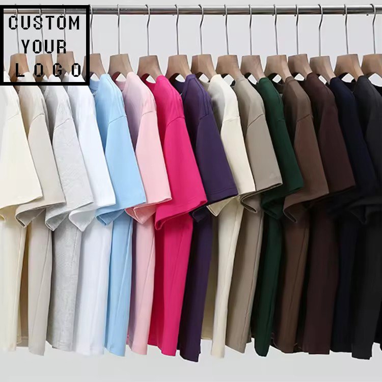 New Design custom Printed Tee wholesale clothes men's t-shirts 100%cotton t shirt 240Gsm weight plain tshirts