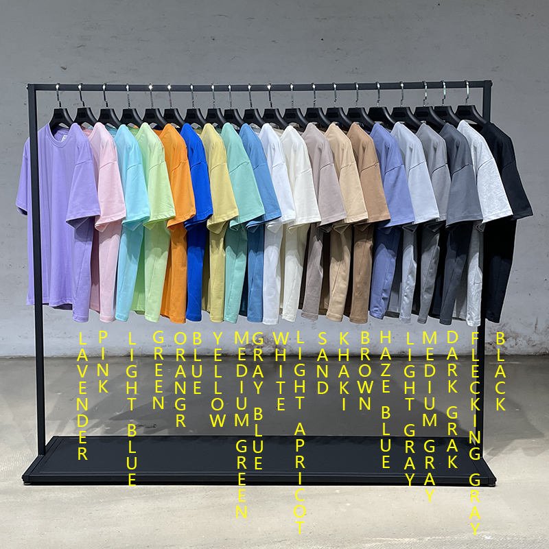230G 100% cotton Custom DTG Printing Plain tshirts New Fashion Casual mens fitted blank t-shirts Wholesale