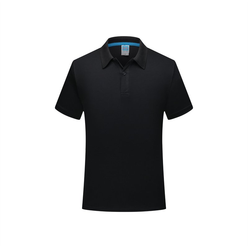 Wholesale customization of your brand logo 100% cotton blank men's polo plain casual men's polo