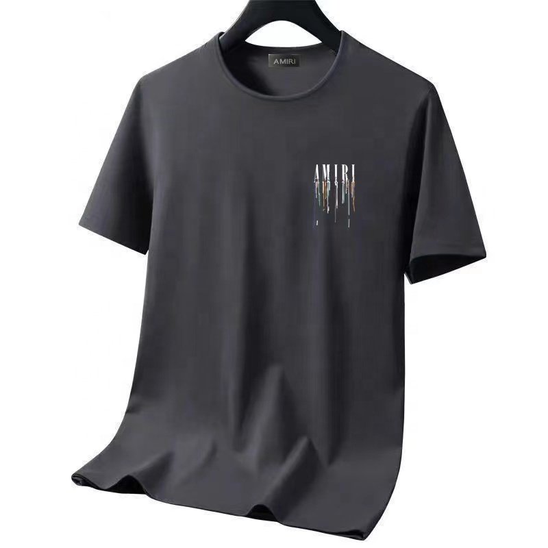 Ami new men's women's clothing hip-hop designer t-shirt printed fashionable men's t-shirt top cotton casual t shirt short sleeve