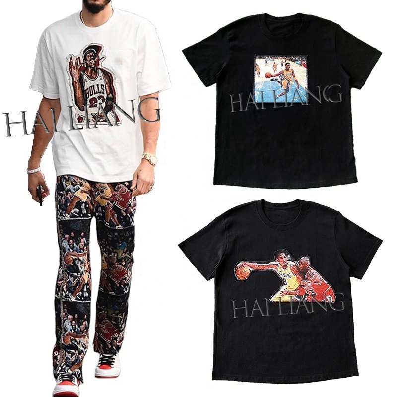 High Quality Men's T-shirts Plus Size Cotton Blank Designer T Shirts Patch Tapestry Shirt Custom Logo Printed T Shirt For Men