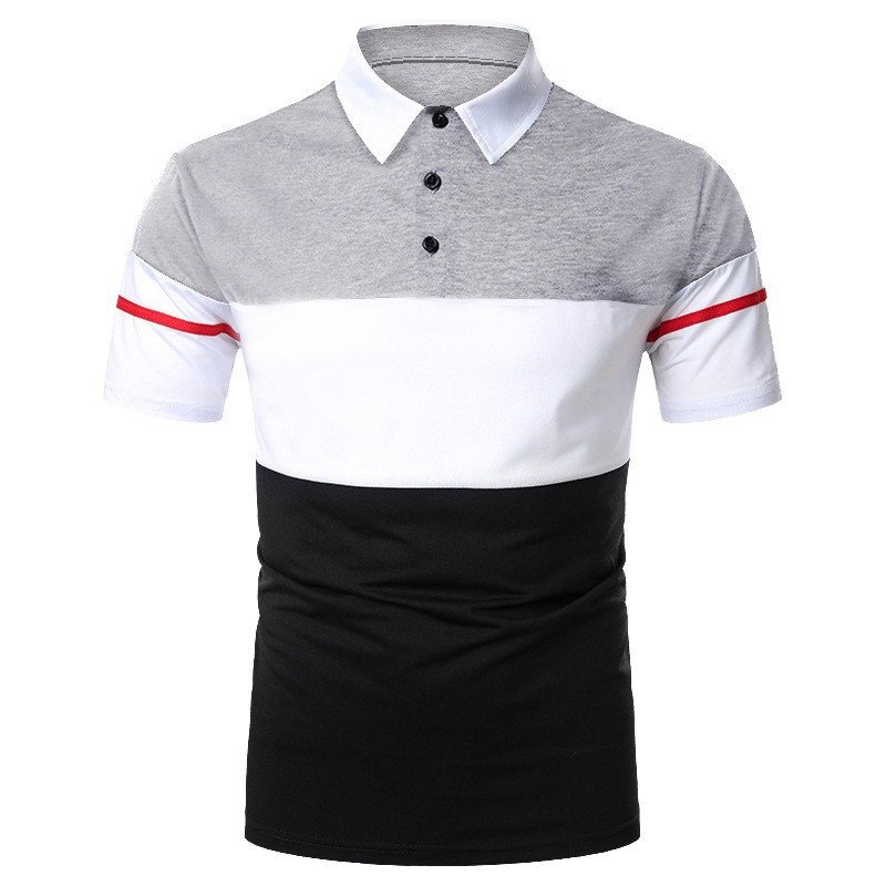2024 Wholesale Hot sell high quality Fashion Lapel European and American top panels T-Shirt men's polo new tops