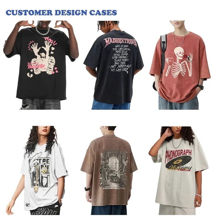 High-quality Wholesale Customized Logo Blank Heavyweight Cotton Drop Shoulder Men's Unisex Oversized T Shirt Men's T Shirt
