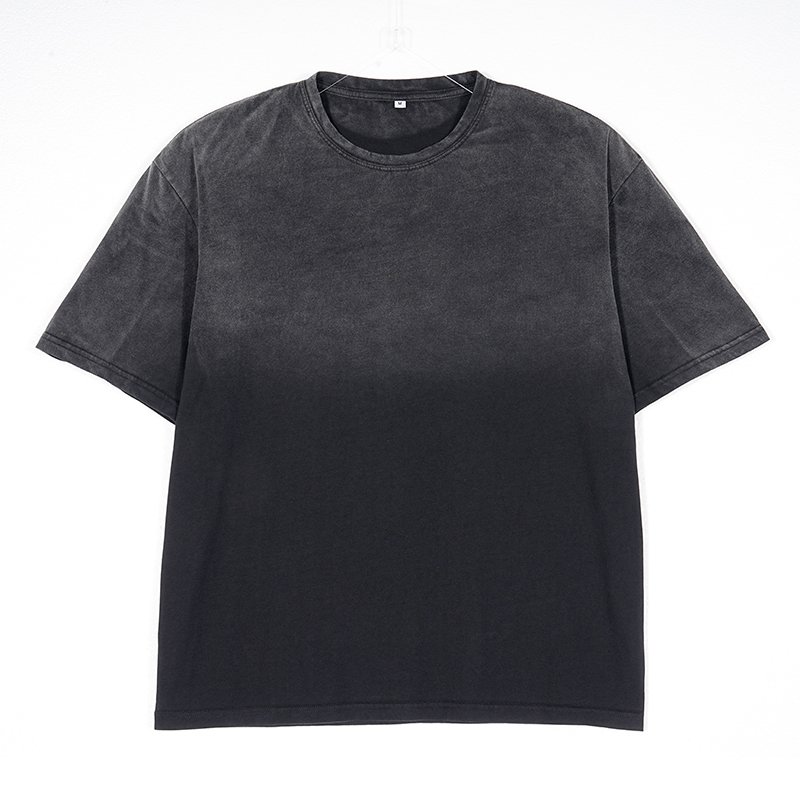comfy soft cotton sunfaded tshirt acid wash sun faded t-shirt streetwear clothes custom t shirt for men