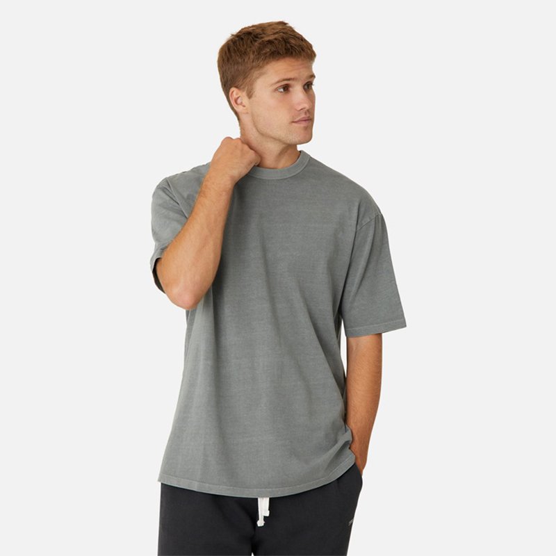 2024 New Arrival High Quality Men's T Shirts Drop Shoulder Streetwear T-shirt For Men Heavyweight looser Fit Breathable T Shirts