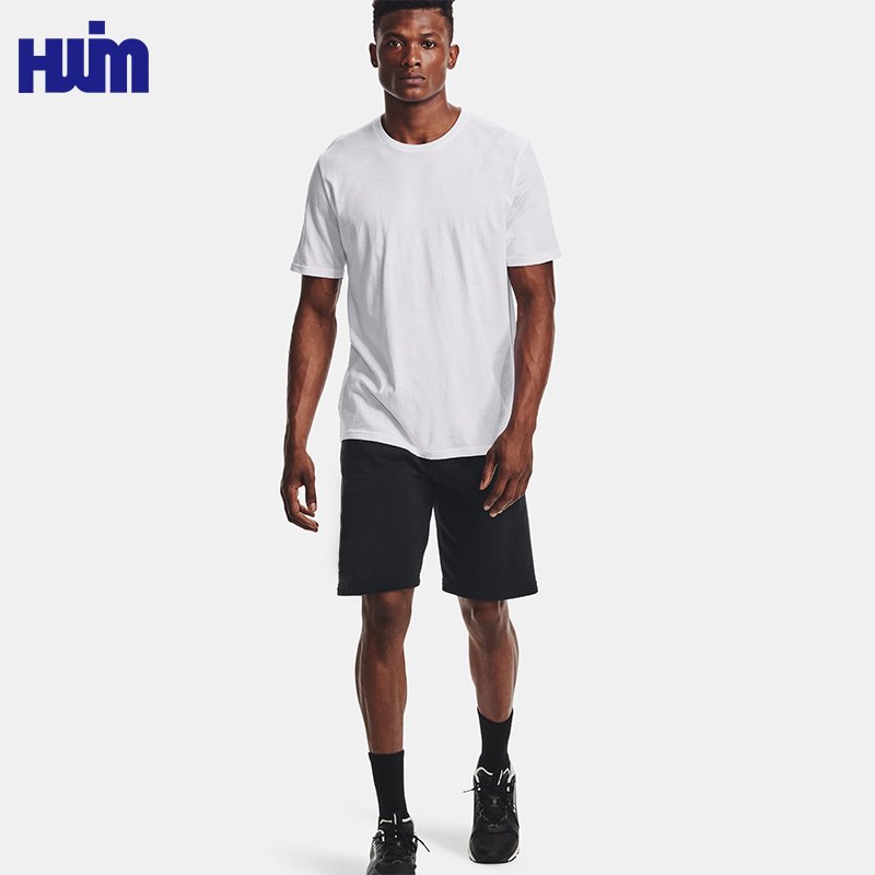 Wholesale Blank Plain Men's T Shirt 100% Cotton Quick Dry Fit Top Custom Logo Unisex Sublimation Gym Sports O Neck Tee For Men