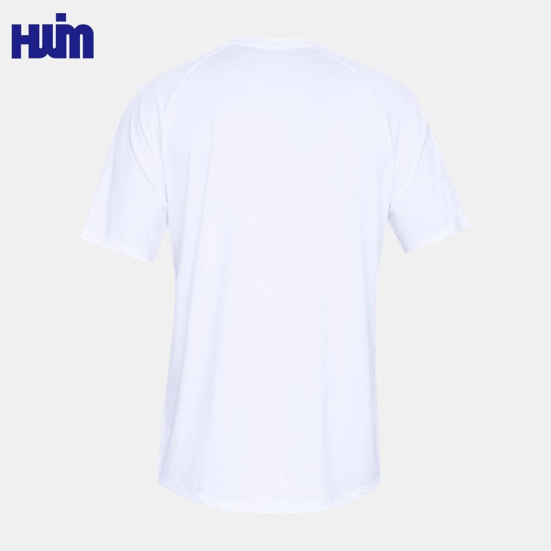 Wholesale Blank Plain Men's T Shirt 100% Cotton Quick Dry Fit Top Custom Logo Unisex Sublimation Gym Sports O Neck Tee For Men