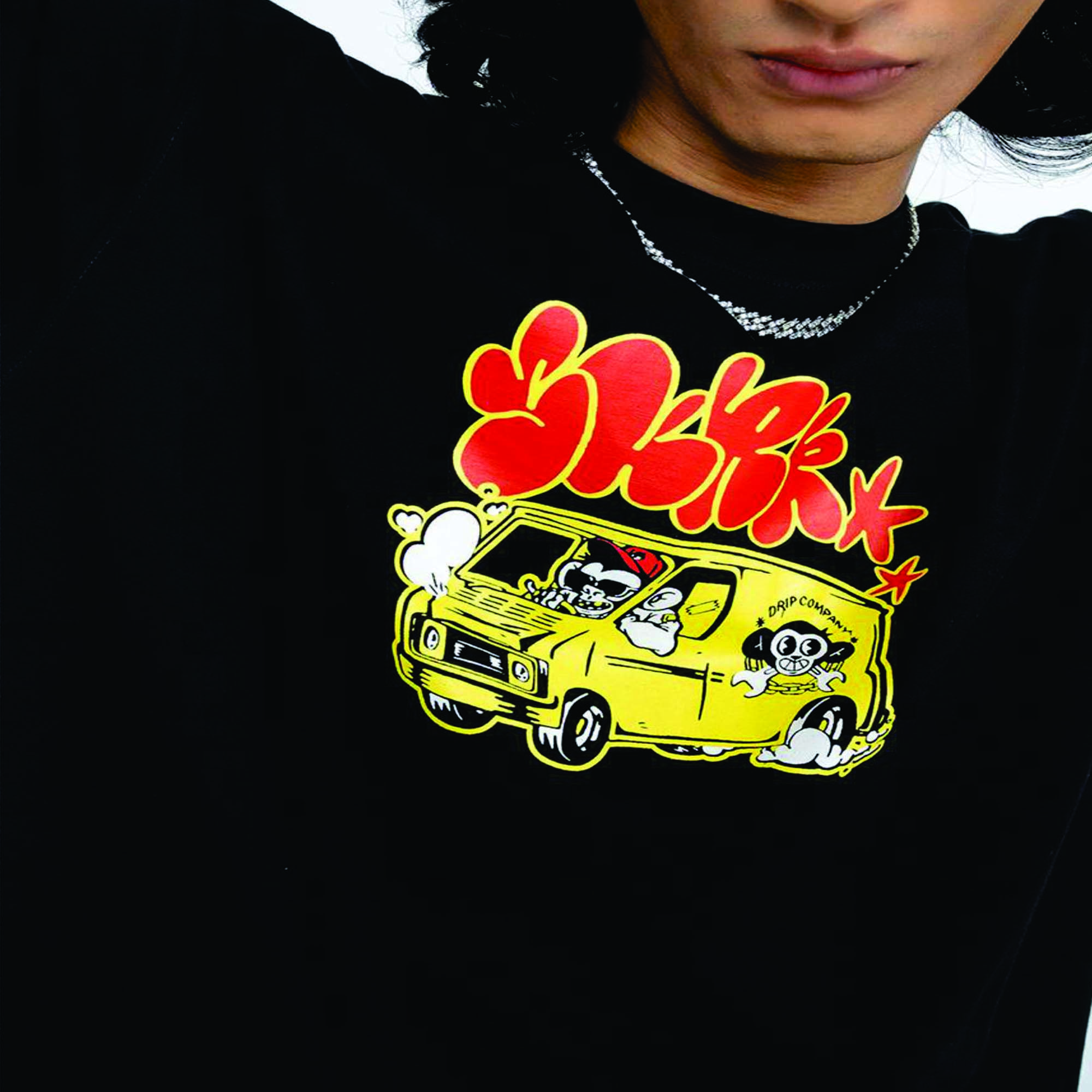 OEM Custom Manufacturer Summer New Wash Antique Men's Casual High Street Fashion Hip Hop T-Shirt