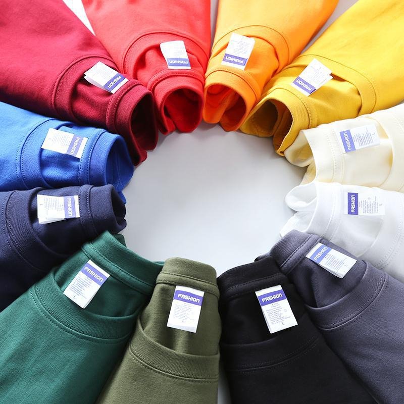 Wholesale 100 Cotton Heavyweight Oversized Tshirt 300GSM High Quality Blank T-shirts Printing Custom Logo Men's T Shirt