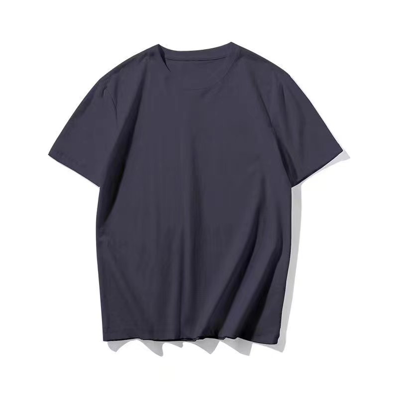 Wholesale Custom Your Brand Logo 100% Cotton Blank Men T Shirt Plain Casual Men's T-shirts