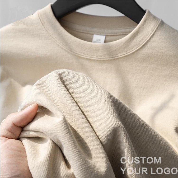 High Quality 100% Cotton Blank Men's T-shirts Heavyweight Oversized Tshirt Printing Custom T Shirt