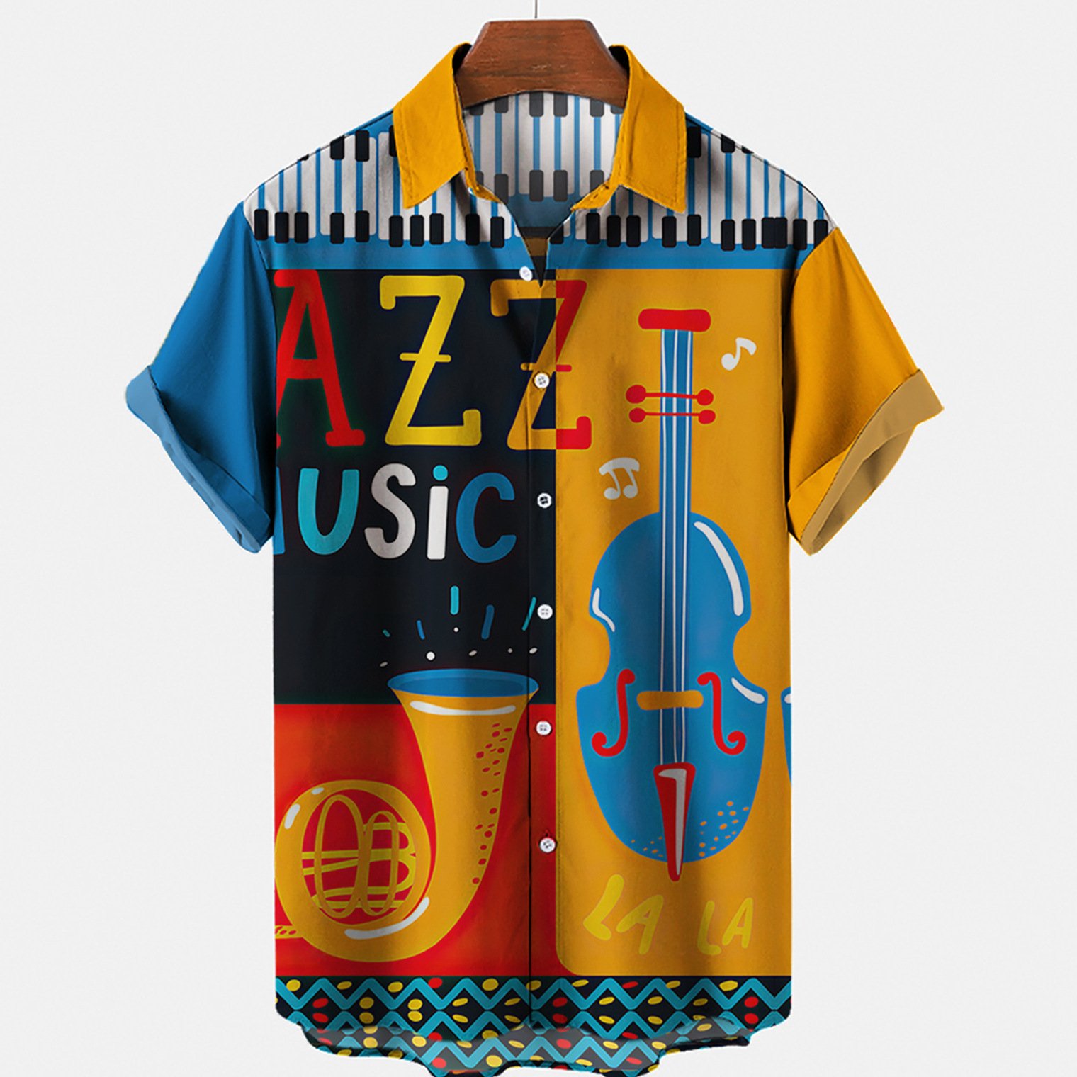 New Trendy Men's Vintage Short Sleeve 3D Printed Casual Summer Beach Vacation Hawaiian Shirt 2024