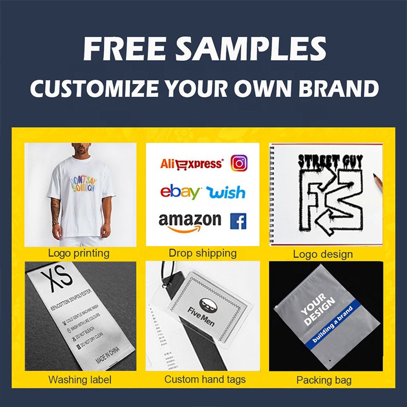 high quality new streetwear tshirt custom brand logo fashion distressed cotton t shirts for men