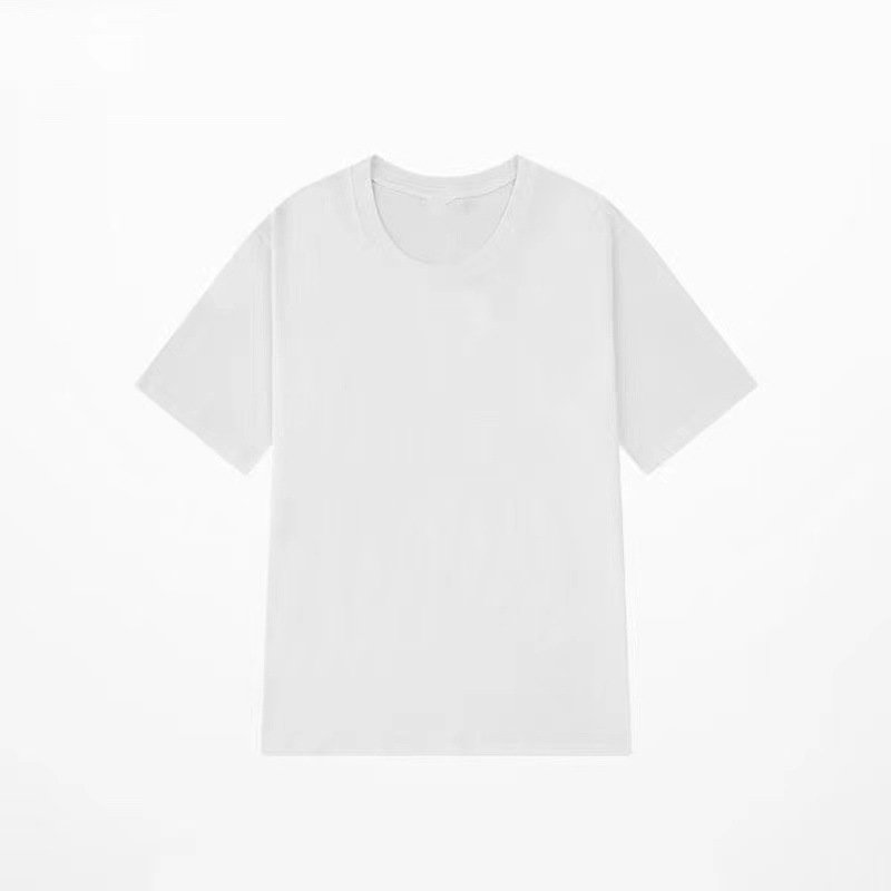 Designer high-end classic men's T-shirt casual solid color short-sleeved men's shirt wholesale