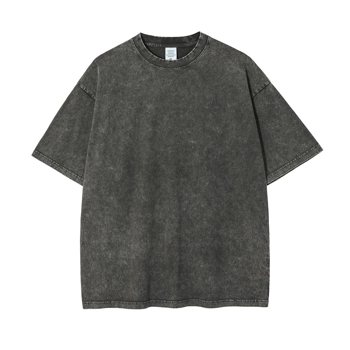 Custom Graphic T Shirts Puff Print White Tshirts Wholesale Summer Tops Loose Fit Plain Vintage Basic Tee Cotton Men's T-Shirts