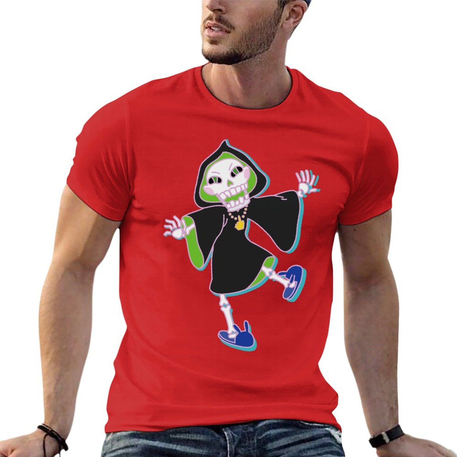 High Quality 100% Cotton Blank Men's T-Shirts Halloween Design Custom ARTWORK and LOGO Available