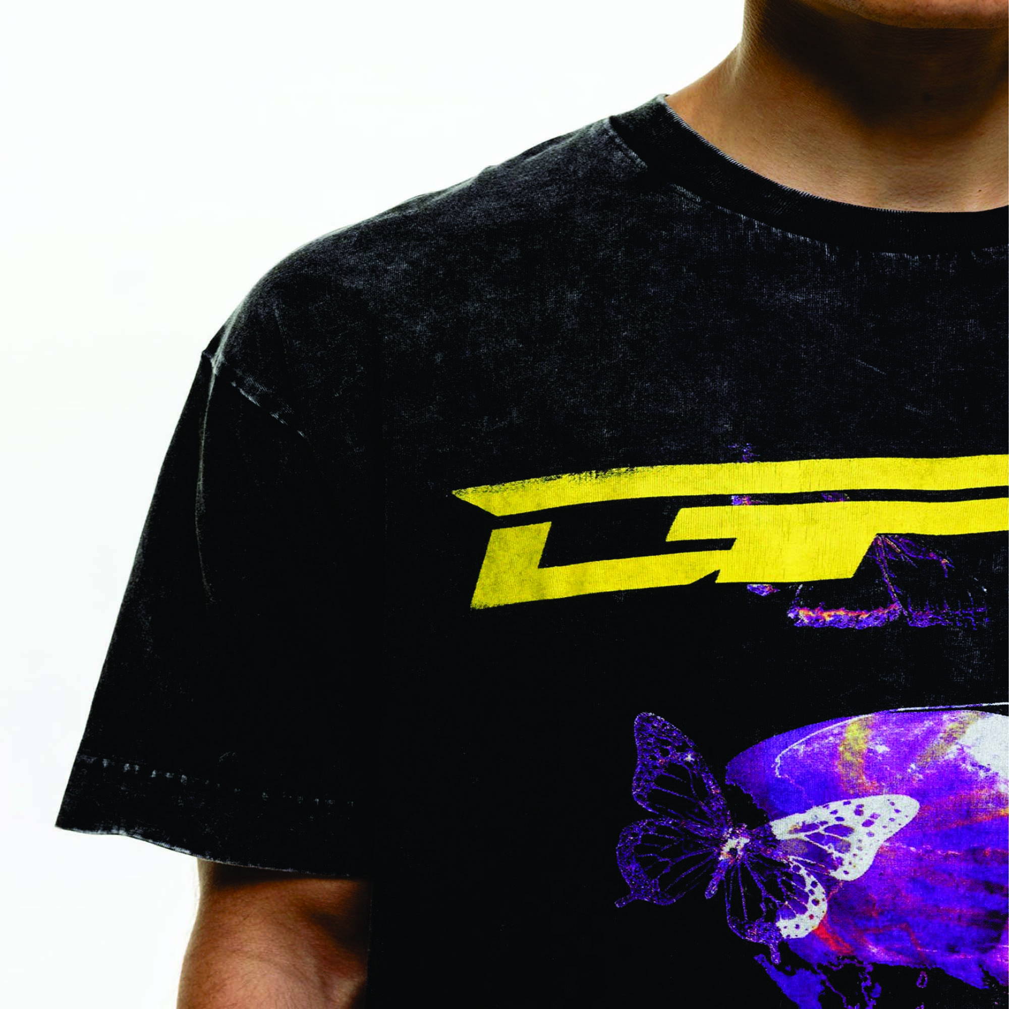 Custom Men Short Sleeve 280 gsm Heavyweight Men's T-Shirts High-Quality Oversized Drop Shoulder T-Shirt