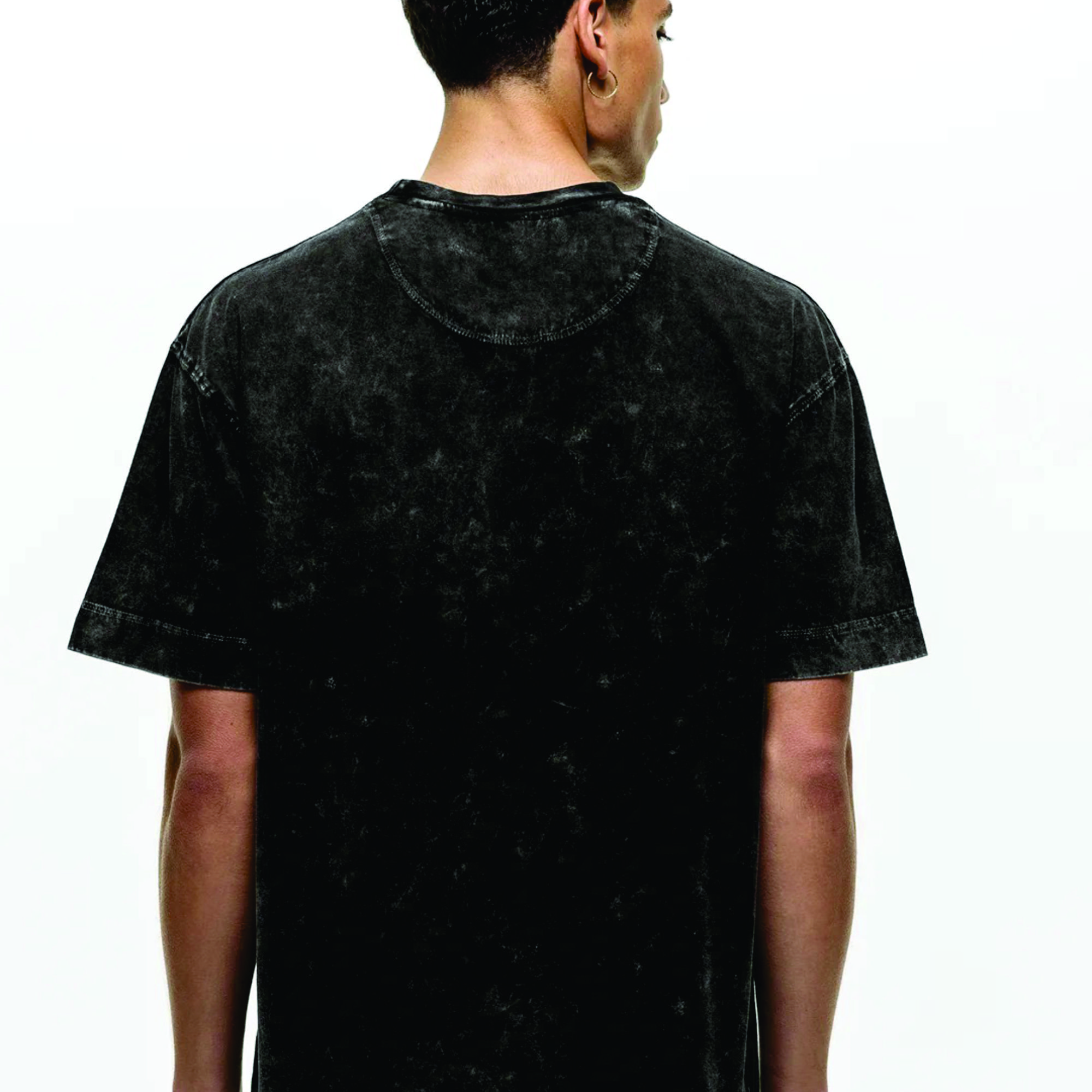 Custom Men Short Sleeve 280 gsm Heavyweight Men's T-Shirts High-Quality Oversized Drop Shoulder T-Shirt