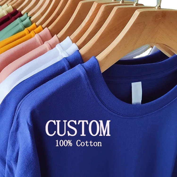Top High Quality 100% Cotton Men's T-Shirt With Printing Custom Round Neck 210 gsm Printing Logo Men T Shirt