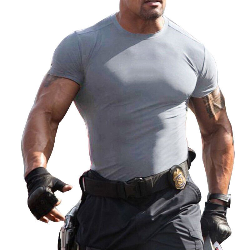 Bodybuilding Gym T-Shirt Mens Workout Shirt Muscle Tee Men Fitness Clothing Tops Custom Design