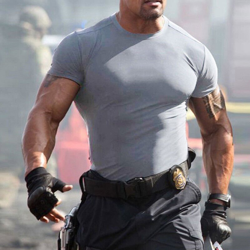 Bodybuilding Gym T-Shirt Mens Workout Shirt Muscle Tee Men Fitness Clothing Tops Custom Design