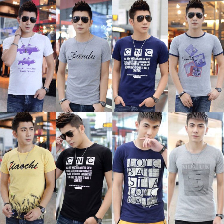 T-shirts Wholesale summer clothing men's short-sleeved T-shirts