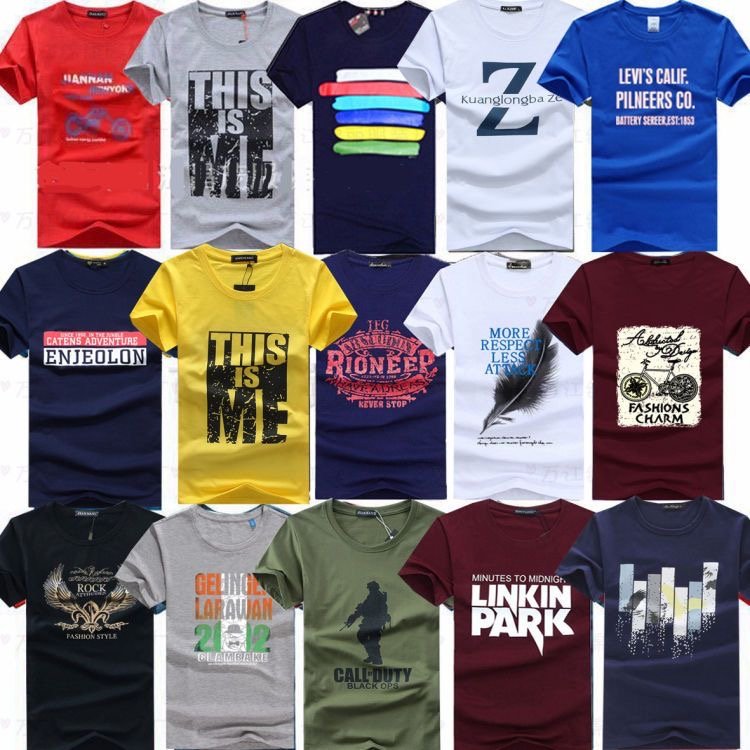 T-shirts Wholesale summer clothing men's short-sleeved T-shirts
