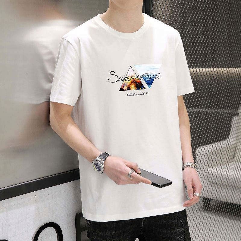 Custom Men Short Sleeve 280 gsm Heavyweight Men's T-Shirts High-Quality Oversized Drop Shoulder T-Shirt