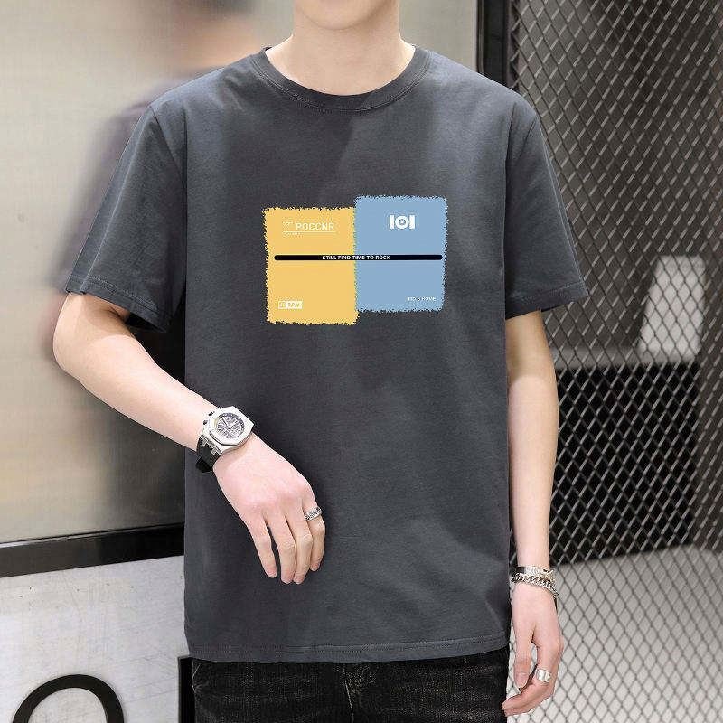 Custom Men Short Sleeve 280 gsm Heavyweight Men's T-Shirts High-Quality Oversized Drop Shoulder T-Shirt