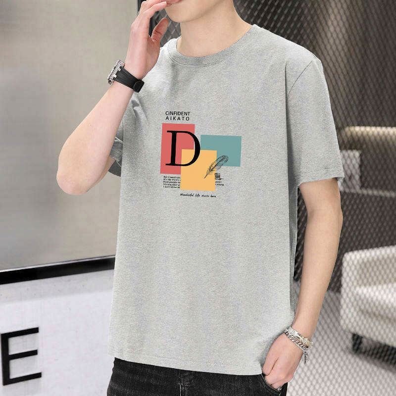 Custom Men Short Sleeve 280 gsm Heavyweight Men's T-Shirts High-Quality Oversized Drop Shoulder T-Shirt