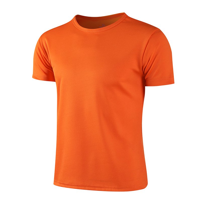 Wholesale Custom Printing Blank 100 Polyester Men's T-Shirts Round Neck Sports Quick Dry Blouses tops unisex Plain Tee Shirt