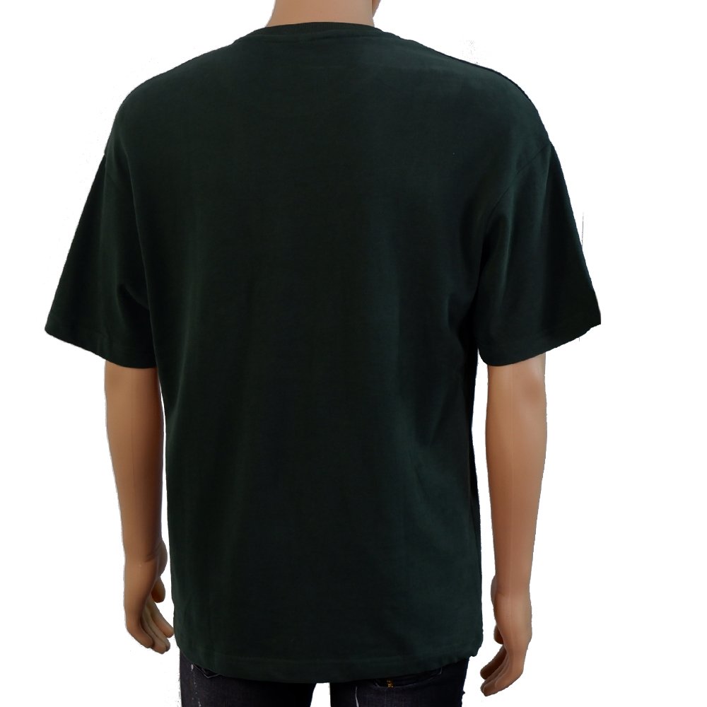 Supplier customized high quality 100% cotton men's round neck short sleeve print loose edition T-shirt street sports shirt