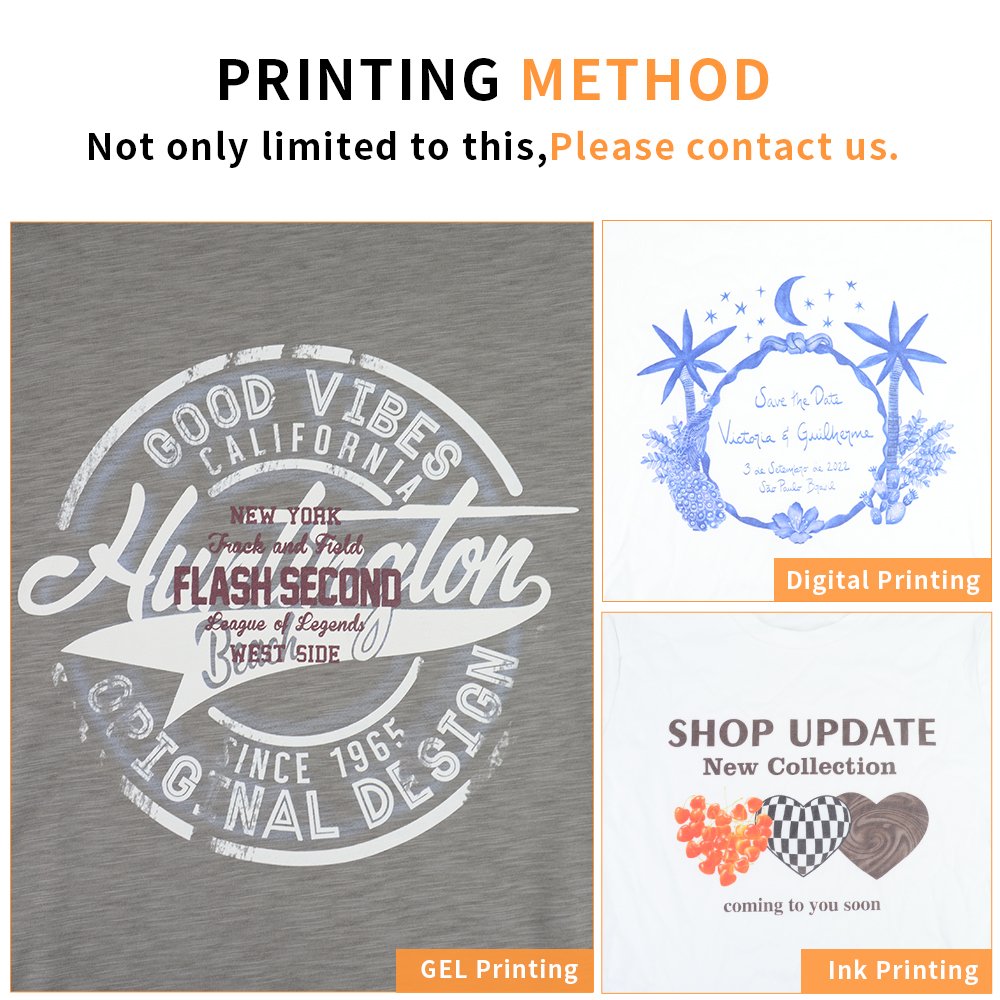 custom high quality men's women's cotton blank t-shirts oversized plus size puff print pictures plain t shirt for men