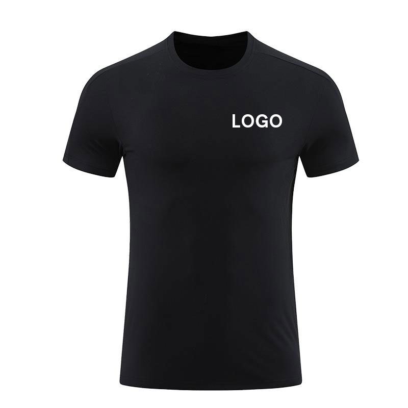 Customized Tee Shirts With Logo Wholesale Men'S Summer Shirt Short-Sleeved Men Custom Print T Shirt Manufacturer