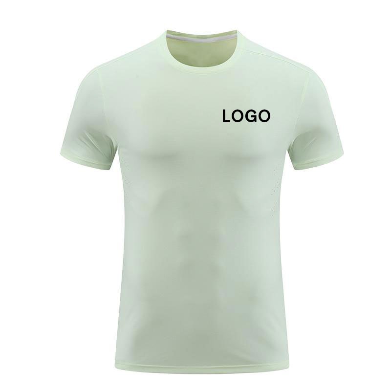 Customized Tee Shirts With Logo Wholesale Men'S Summer Shirt Short-Sleeved Men Custom Print T Shirt Manufacturer