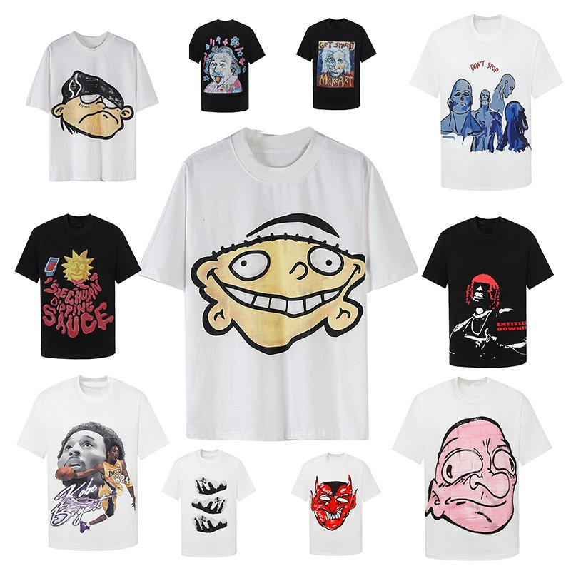 American fashion street brand men's T-shirt shoulder down oversized loose hip-hop style T-shirt hot selling
