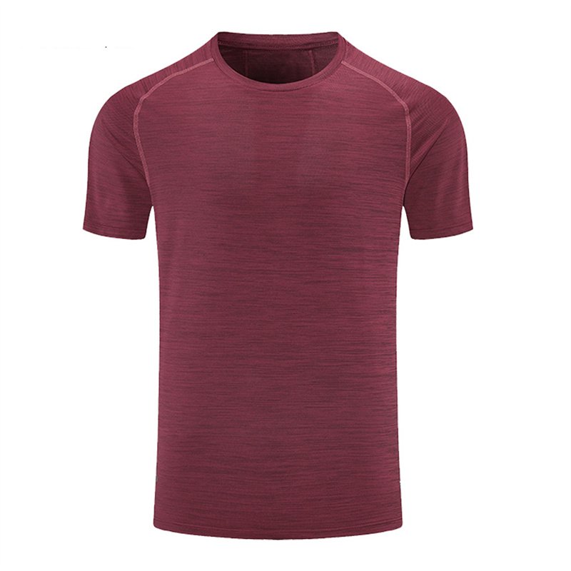 OEM gym causal polyester sports fitness wear moisture wicking men's t-shirt custom plain slim fit t shirt for men