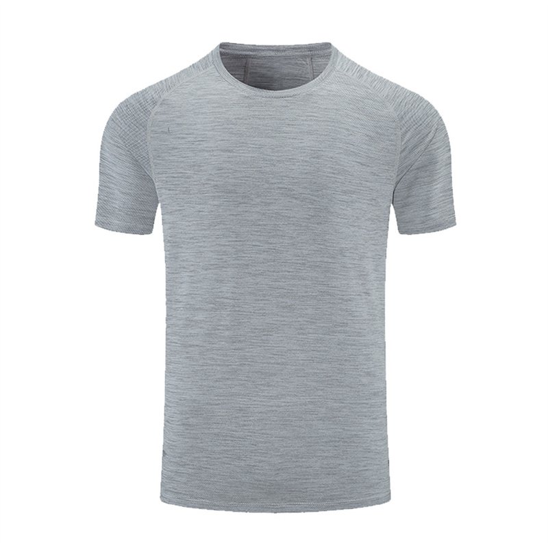 OEM gym causal polyester sports fitness wear moisture wicking men's t-shirt custom plain slim fit t shirt for men