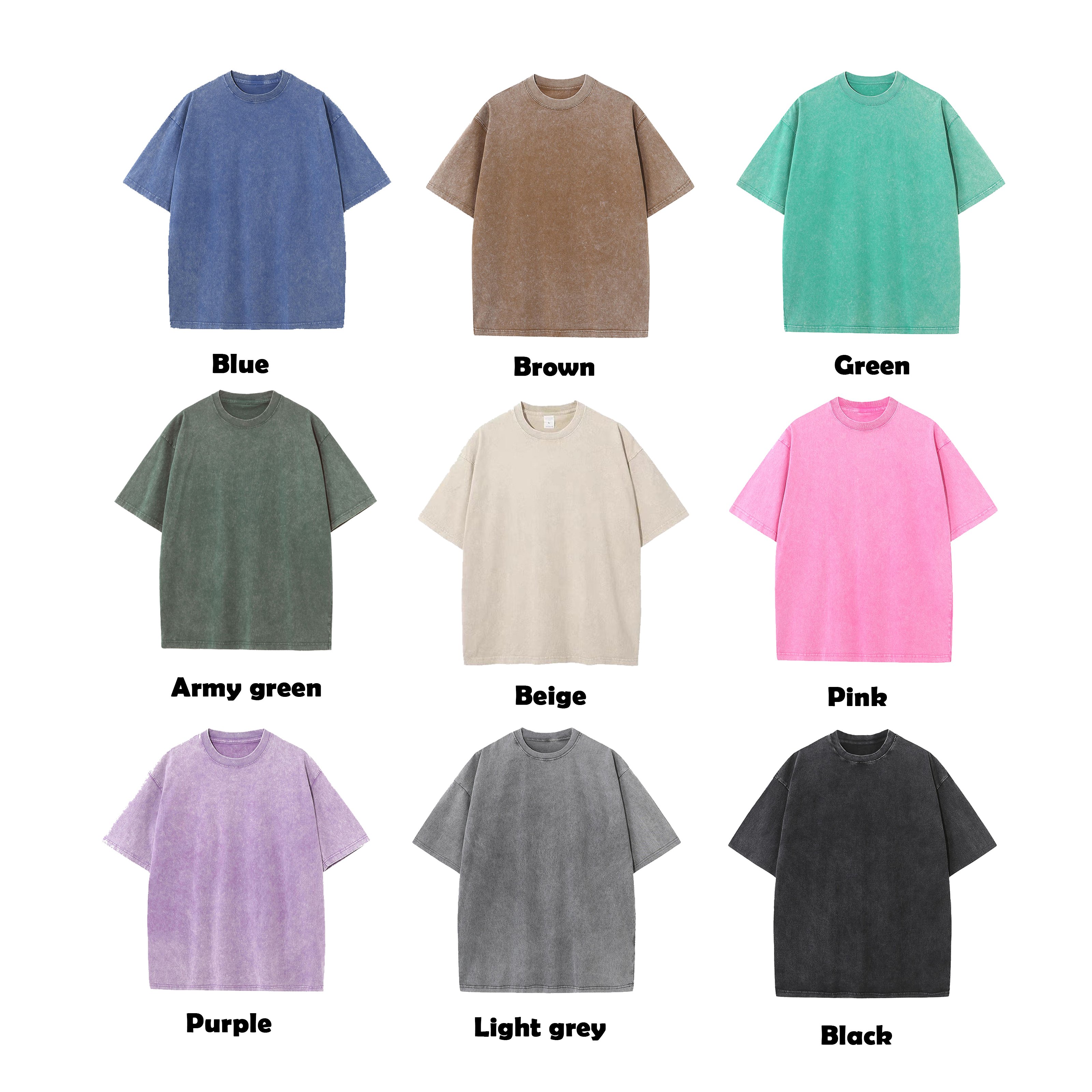 Men street wear cotton T shirt custom vintage acid wash t shirt heavy weight oversized blank screen print dtg graphic t-shirt